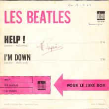FRANCE THE BEATLES JUKE-BOX 45 - 1965 07 29 - A 1 - S0 10130 - HELP ! ⁄ I'M DOWN - pic 2