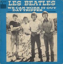 FRANCE THE BEATLES JUKE-BOX 45 - 1965 12 06 - A - S0 10133 - WE CAN WORK IT OUT ⁄ DAY TRIPPER - pic 1