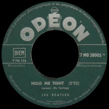 FRANCE THE BEATLES JUKE-BOX 45 - B - 1964 00 01 - A 1 - 7 MO 20005 - HOLD ME TIGHT ⁄ ALL MY LOVING - pic 1