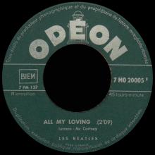 FRANCE THE BEATLES JUKE-BOX 45 - B - 1964 00 01 - A 1 - 7 MO 20005 - HOLD ME TIGHT ⁄ ALL MY LOVING - pic 2