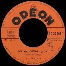 FRANCE THE BEATLES JUKE-BOX 45 - B - 1964 00 03 - A 2 - MO 20005 - HOLD ME TIGHT ⁄ ALL MY LOVING - pic 2