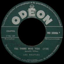 FRANCE THE BEATLES JUKE-BOX 45 - B - 1964 00 04 - A 1 - MO 20006 - I SAW HER STANDING THERE ⁄ TILL THERE WAS YOU  - pic 2