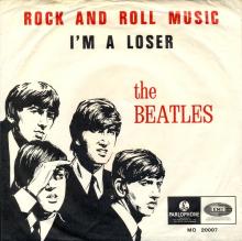 FRANCE THE BEATLES JUKE-BOX 45 - B - 1965 00 00 - A 1 - MO 20007 - ROCK AND ROLL MUSIC ⁄ I'M A LOSER - pic 3