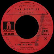 FRANCE THE BEATLES JUKE-BOX 45 - C - 1966 00 00 - FOS 20.050 A HARD DAY'S NIGHT ⁄ I SHOULD HAVE KNOWN BETTER  - pic 3