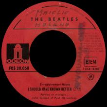 FRANCE THE BEATLES JUKE-BOX 45 - C - 1966 00 00 - FOS 20.050 A HARD DAY'S NIGHT ⁄ I SHOULD HAVE KNOWN BETTER  - pic 4