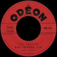 FRANCE THE BEATLES JUKE-BOX 45 - C - 1966 03 17 - FOS 103 - WE CAN WORK IT OUT⁄ DA TRIPPER  - pic 4