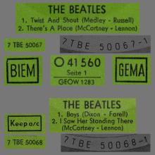 GERMANY 1963 06 OO - THE BEATLES - SLEEVE 1 - LABEL 1 - O 41 560 - GEOW 1283 - pic 4