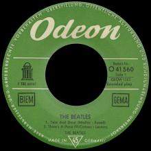 GERMANY 1963 06 OO - THE BEATLES - SLEEVE 2 - LABEL 1 - O 41 560 - GEOW 1283 - pic 3