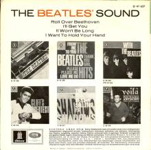 GERMANY 1964 02 OO - THE BEATLES SOUND - SLEEVE 3 - LABEL A AND B GEMA - O 41 627 - pic 2