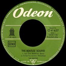 GERMANY 1964 02 OO - THE BEATLES SOUND - SLEEVE 3 - LABEL A AND B GEMA - O 41 627 - pic 3