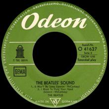 GERMANY 1964 02 OO - THE BEATLES SOUND - SLEEVE 3 - LABEL A AND B GEMA - O 41 627 - pic 5