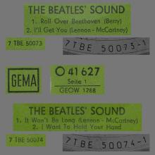 GERMANY 1964 02 OO - THE BEATLES SOUND - SLEEVE 3 - LABEL A AND B GEMA - O 41 627 - pic 4