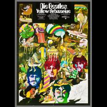 GERMANY 1968 07 17 DIE BEATLES IN YELLOW SUBMARINE - MOVIEPOSTER FILMPOSTER -  60 X 84 - pic 1