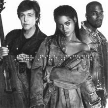 2015 01 24 - FOUR FIVE SECONDS - RIHANNA , KANYE WEST & PAUL MCCARTNEY - HOLLAND PROMO ROC NATION - pic 1