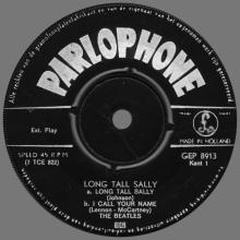 HOLLAND - 1964 06 00 - 1 - LONG TALL SALLY - GEP 8913 - pic 3