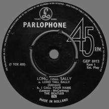 HOLLAND - 1964 06 00 - 2 - LONG TALL SALLY - GEP 8913 - pic 3