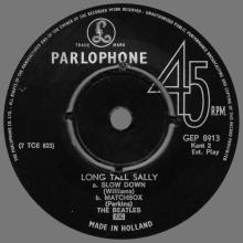 HOLLAND - 1964 06 00 - 2 - LONG TALL SALLY - GEP 8913 - pic 4