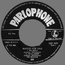 HOLLAND - 1965 04 00 - 1 - BEATLES FOR SALE  - GEP 8931 - pic 3