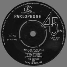 HOLLAND - 1965 04 00 - 2 A - BEATLES FOR SALE  - GEP 8931 - pic 3