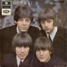 HOLLAND - 1965 06 00 - 2 A - BEATLES FOR SALE No 2 - GEP 8939 - pic 1