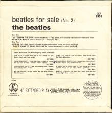 HOLLAND - 1965 06 00 - 2 C - BEATLES FOR SALE No 2 - GEP 8939 - pic 5