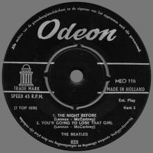 HOLLAND - 1965 09 00 - 1 - LES BEATLES Chansons du film " HELP! " - MEO 116 - pic 4