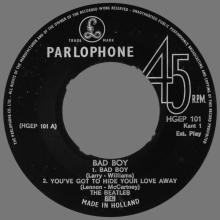HOLLAND - 1966 04 00 - 1 - BAD BOY - HGEP 101 - pic 3