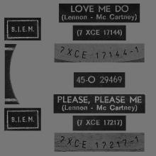 HOLLAND 012 - 1963 02 00 - LOVE ME DO ⁄ PLEASE, PLEASE ME - ODEON - 45-O 29469 - pic 3