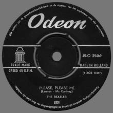 HOLLAND 014 - 1963 02 00 - LOVE ME DO ⁄ PLEASE, PLEASE ME - ODEON - 45-O 29469 - pic 1
