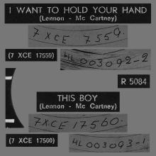 HOLLAND 040 - 041 - 1963 11 00 - I WANT TO HOLD YOUR HAND - THIS BOY - PARLOPHONE - R 5084 - pic 1