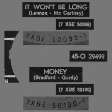 HOLLAND 050 - 1963 12 00 - IT WON'T BE LONG ⁄ MONEY - 45-O 29499 - pic 1