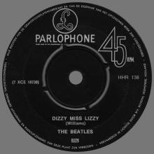 HOLLAND 224 - 1965 09 00 - DIZZY MISS LIZZY ⁄ YESTERDAY - PARLOPHONE - HHR 138 - pic 1
