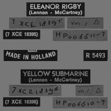 HOLLAND 261 - 1966 08 00 - ELEANOR RIGBY ⁄ YELLOW SUBMARINE - PARLOPHONE - R 5493 - pic 1
