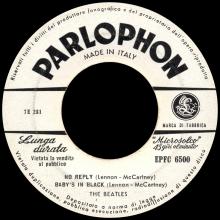 ITALY - 1 EP - 1965 01 07 - EPFC 6500 - I FEEL FINE ⁄ KANSAS CITY - NO REPLY ⁄ BABY'S IN BLACK - pic 1