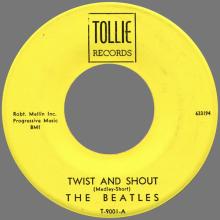 ITALY 1903 TWIST AND SHOUT ⁄ THERE'S A PLACE - TOLLIE RECORDS - T-9001 - pic 3