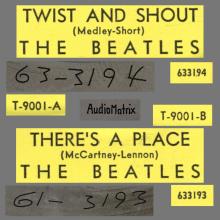 ITALY 1903 TWIST AND SHOUT ⁄ THERE'S A PLACE - TOLLIE RECORDS - T-9001 - pic 1
