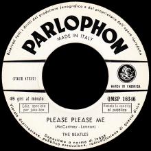 ITALY 1963 11 12 - QMSP 16346 - PLEASE PLEASE ME ⁄ ASK ME WHY - LABEL A  - pic 1