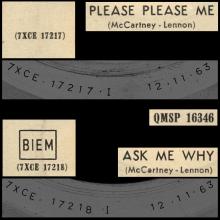 ITALY 1963 11 12 - QMSP 16346 - PLEASE PLEASE ME ⁄ ASK ME WHY - LABEL D - pic 3