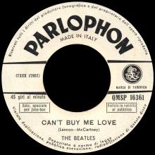 ITALY 1964 05 18 - QMSP 16361 - YOU CAN'T DO THAT ⁄ CAN'T BUY ME LOVE - LABEL A - pic 2