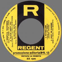 ITALY 1964 12 11 - 1965 - PROMO RECORD - REGENT - PROMOZIONE EDITORIALE N. 13 - ROCK AND ROLL MUSIC - pic 3