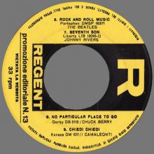 ITALY 1964 12 11 - 1965 - PROMO RECORD - REGENT - PROMOZIONE EDITORIALE N. 13 - ROCK AND ROLL MUSIC - pic 4