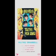 ITALY 1964 A Hard Day's Night - Tutti Per Uno - 30cm-70cm -Beatles Filmposter Movieposter Locandino - pic 1