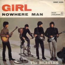 ITALY 1966 04 22 - QMSP 16398 - GIRL ⁄ NOWHERE MAN - A - SLEEVE - pic 1