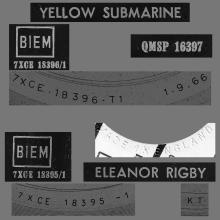 ITALY 1966 09 01 - QMSP 16379 - YELLOW SUBMARINE ⁄ ELEANOR RIGBY - B - LABELS - pic 1