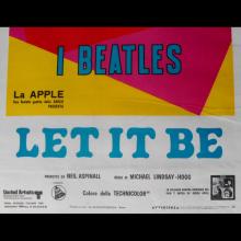 ITALY 1970 LET IT BE - 1970 - 70cm-30cm - BEATLES FILMPOSTER MOVIEPOSTER FOTOBUSTA - pic 1