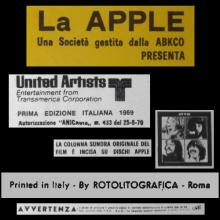 ITALY 1970 LET IT BE - 1970 - 70cm-30cm - BEATLES FILMPOSTER MOVIEPOSTER FOTOBUSTA - pic 3