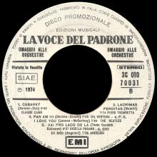 ITALY 1974 11 11 - LA VOCE DEL PADRONE - P.S. I LOVE YOU - 3C 010 70031 - EP  - pic 1