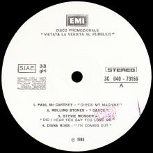 ITALY 1980 10 31 PAUL McCARTNEY - CHECK MY MACHINE - 3C 040-79156 - 12INCH PROMO - pic 1