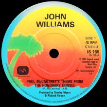 JOHN WILLIAMS - THE HONORARY CONSUL - UK - IS 155 - pic 3