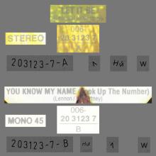 LET IT BE - YOU KNOW MY NAME (LOOK UP THE NUMBER) - 1992 - 1C 006- 04353 - PARLOPHONE - 006-20 3123 7 - APPLE - 2 - RECORDS - pic 6